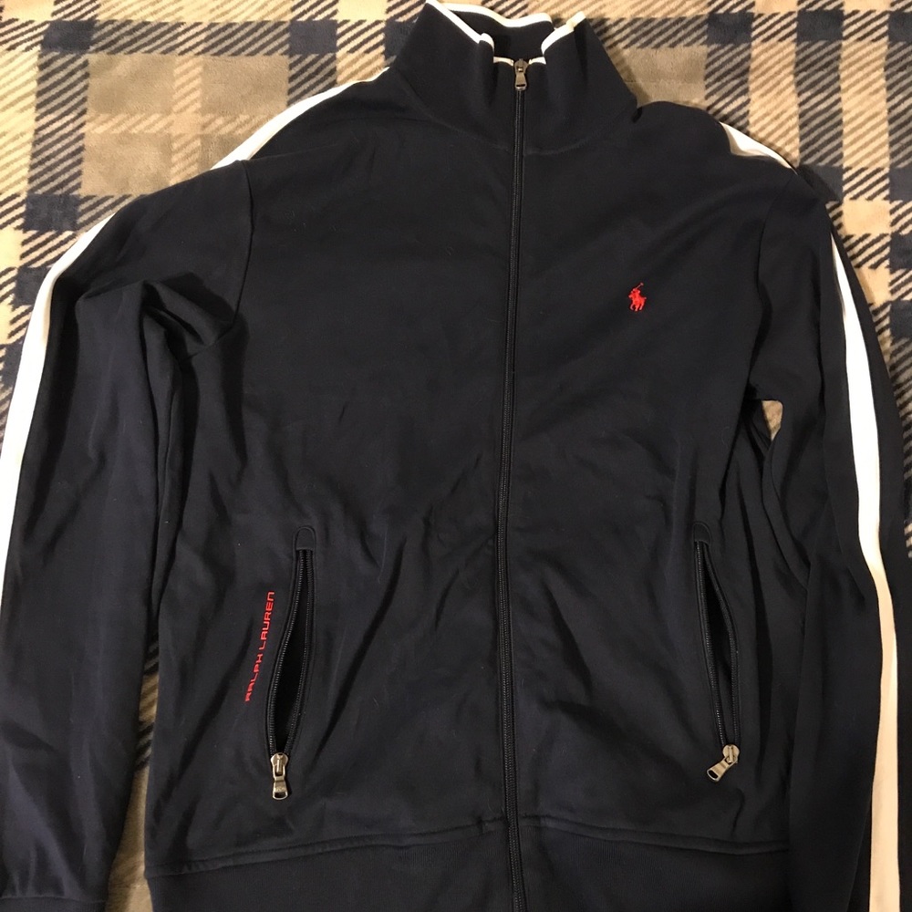 Polo sweater jacket mens